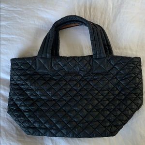 MZ Wallace Black Quilted Metro Tote